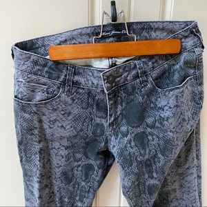 Stretchy Mavi Snake print jeans